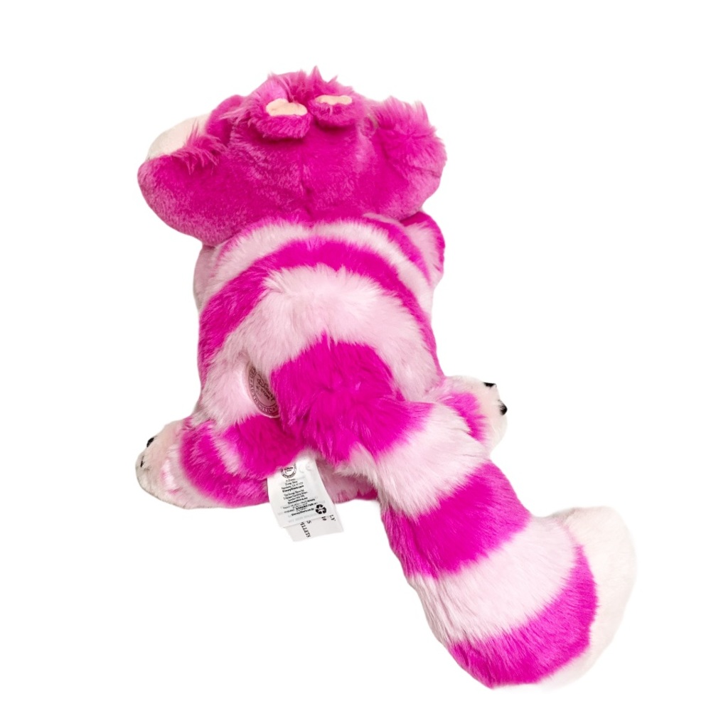 Disney Store Exclusive Cheshire Cat Plush 20” Pink Striped Vintage - Picture 6 of 7